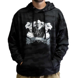 HD Defense Hoodie (Black Camo)